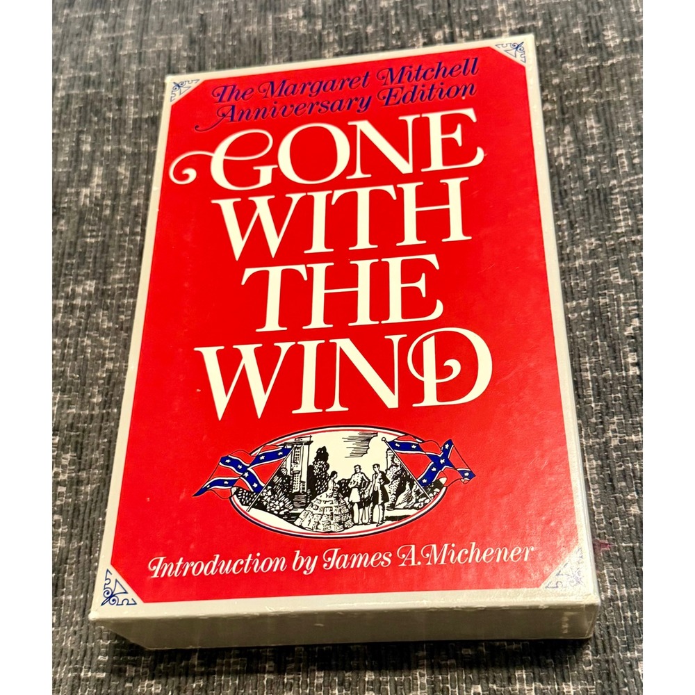 Macmillan Gone With The Wind Hardcover Excellent Anniversary Edition Slipcase